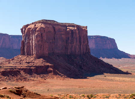 Monument Valley Code Talker Overlook Rock Formationsの写真素材
