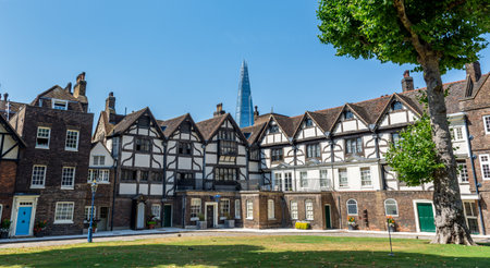 The Tower of London Tower Green in Londonのeditorial素材