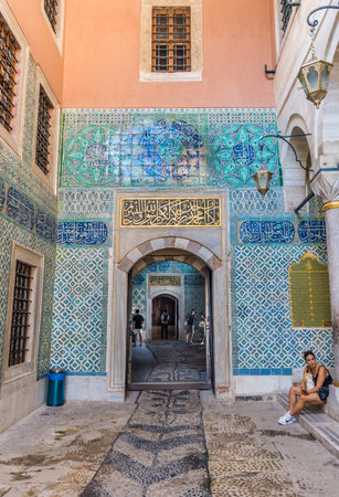 Topkapi Palace's Harem in Istanbul, Turkey.のeditorial素材
