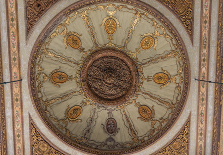 Topkapi Palace's Gate of Salutation Interior in Istanbul, Turkey.のeditorial素材