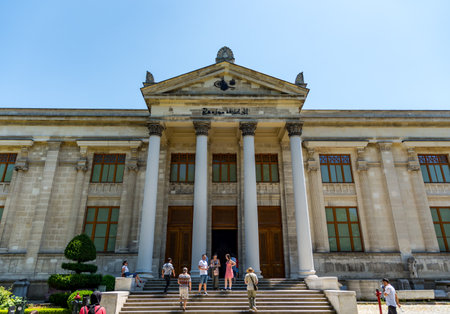 Istanbul Archaeological Museum in Istanbul, Turkey.のeditorial素材