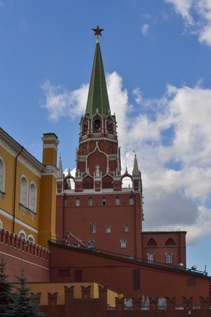 Moscow Kremlin tower, Russiaの写真素材