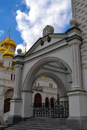 Inside the Moscow Kremlin, a popular tourist attraction. Faceted Chamberの写真素材