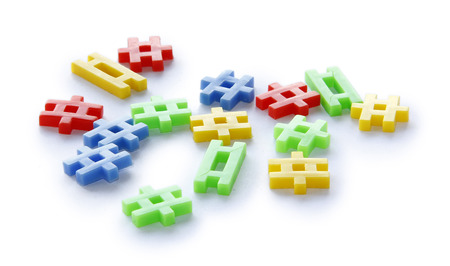 Colourful of construction toys, abstract of construction, organization scattered or business scattered.の写真素材