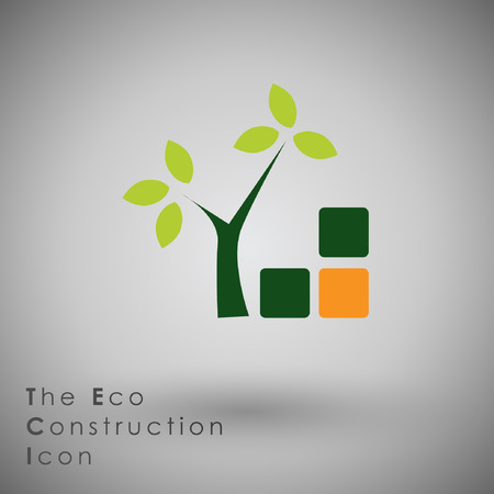 Abstract Icon template.Hotel and Resort Concept. Illustrationのイラスト素材