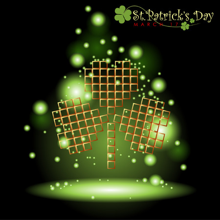 Abstrackt of St.Patrick\'s Day, Background Design, Illustrationのイラスト素材