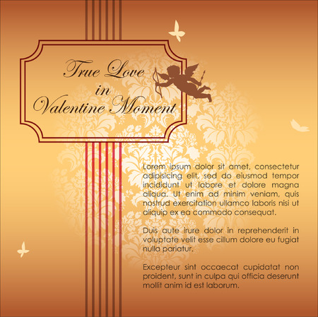 Abstract background of Valentine\'s day. Background Template. Illustrationのイラスト素材