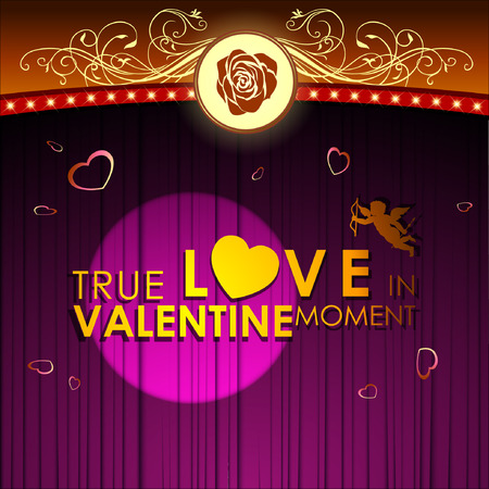 Abstract background of Valentine\'s day. Background Template. Illustrationのイラスト素材