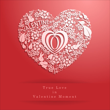 Abstract background of Valentine\'s day. Background Template. Illustrationのイラスト素材