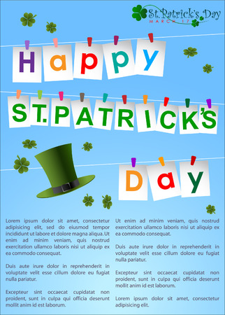 Abstrackt of St.Patrickのイラスト素材
