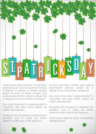 Abstrackt of St.Patrickのイラスト素材