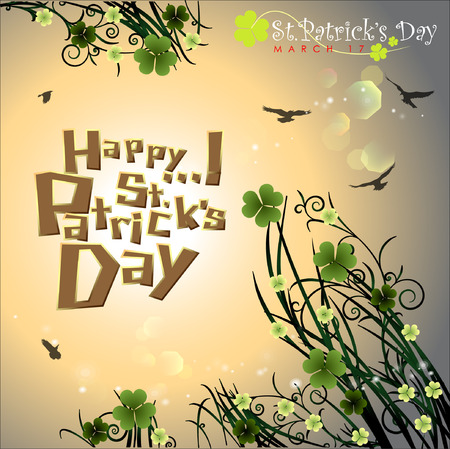 Abstrackt of St.Patrickのイラスト素材