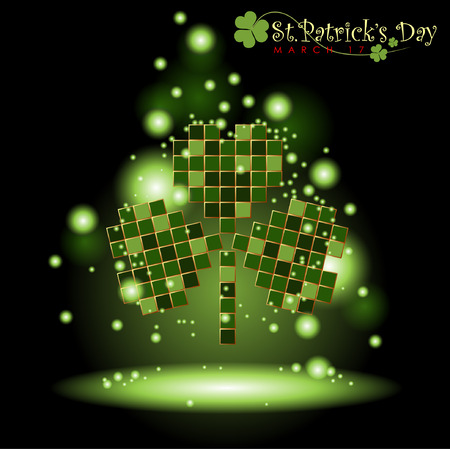 Abstrackt of St.Patrick\'s Day, Background Design, Illustrationのイラスト素材