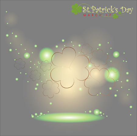 Abstrackt of St.Patrick\'s Day, Background Design, Illustrationのイラスト素材