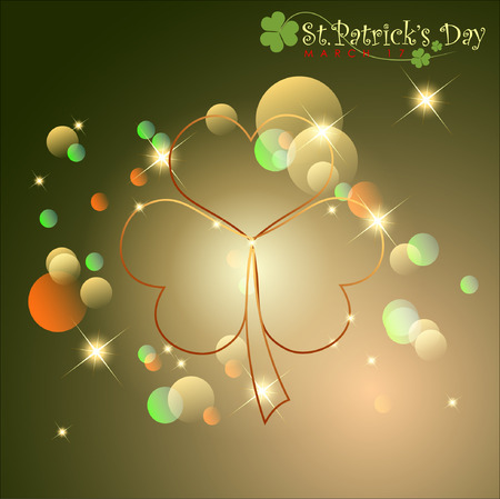 Abstrackt of St.Patrick\'s Day, Background Design, Illustrationのイラスト素材