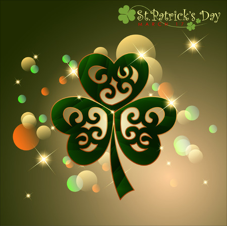 Abstrackt of St.Patrick\'s Day, Background Design, Illustrationのイラスト素材
