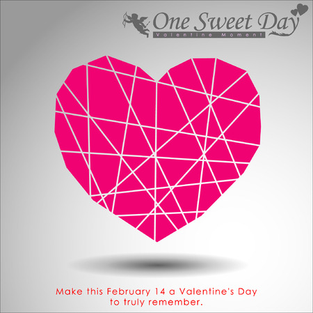 Abstract background of Valentine\'s day. Background Template. Illustrationのイラスト素材