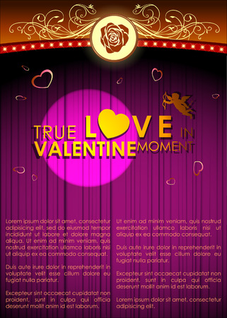 Abstract background of Valentine\'s day. Background Template. Illustrationのイラスト素材