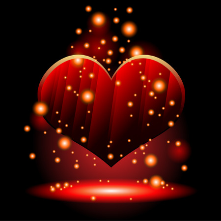 Abstract background of Valentine\'s day. Background Template. Illustrationのイラスト素材