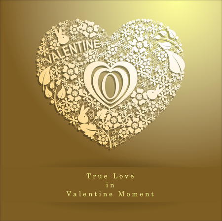 Abstract background of Valentine\'s day. Background Template. Illustrationのイラスト素材