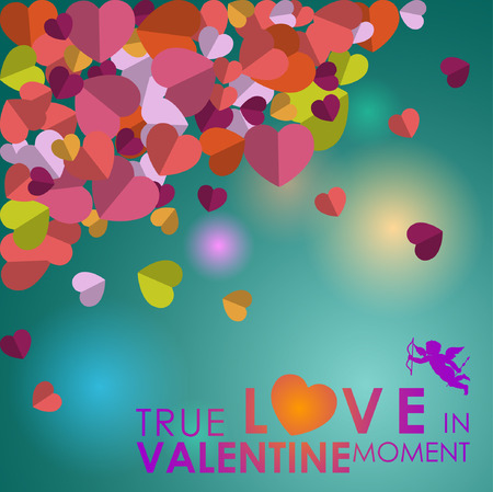 Abstract background of Valentine\'s day. Background Template. Illustrationのイラスト素材