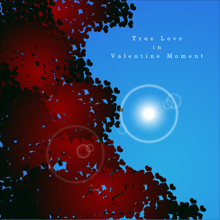 Abstract background of Valentine\'s day. Background Template. Illustrationのイラスト素材