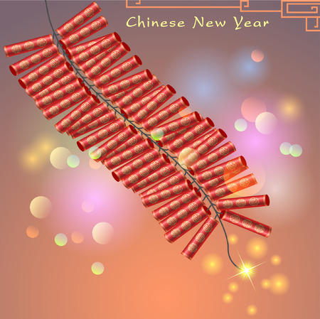 Abstract chinese new year graphic and background. Illustrationのイラスト素材