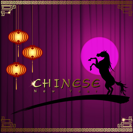 Abstract chinese new year graphic and background. Illustrationのイラスト素材