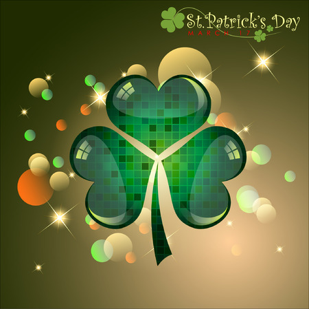 Abstrackt of St.Patrick\'s Day, Background Design, Illustrationのイラスト素材