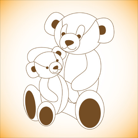 Nursing Animal Cartoon.Illustration, EPS 10のイラスト素材