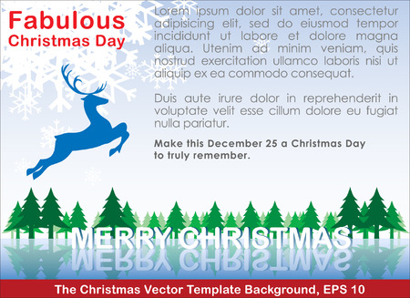 Abstract Christmas graphic and background. Vector and Illustration, EPS 10のイラスト素材