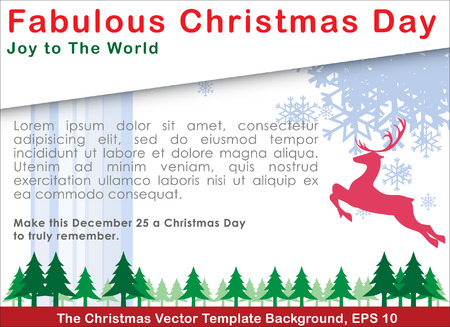 Abstract Christmas graphic and background. Vector and Illustration, EPS 10のイラスト素材