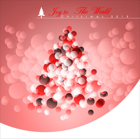 Abstract Christmas Background. Christmas Tree Concept. Illustration, EPS 10のイラスト素材