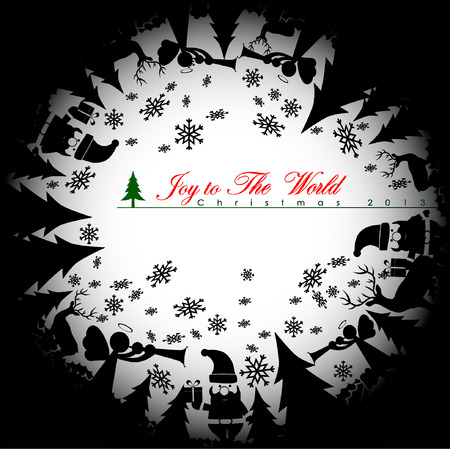 Abstract Christmas Background.Illustration, EPS 10.のイラスト素材