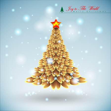Abstract Christmas Background. Christmas Tree Concept. Illustration, EPS 10のイラスト素材
