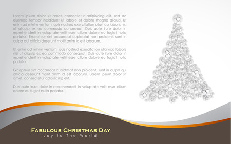 Abstract Christmas Background. Christmas Tree Concept. Illustration, EPS 10のイラスト素材
