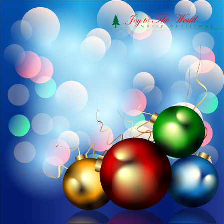 Abstract Christmas Background. Christmas Ball Concept. Illustration, EPS 10のイラスト素材