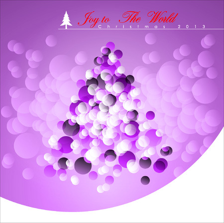 Abstract Christmas Background. Christmas Tree Concept. Illustration, EPS 10のイラスト素材
