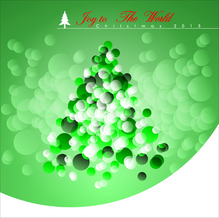 Abstract Christmas Background. Christmas Tree Concept. Illustration, EPS 10のイラスト素材
