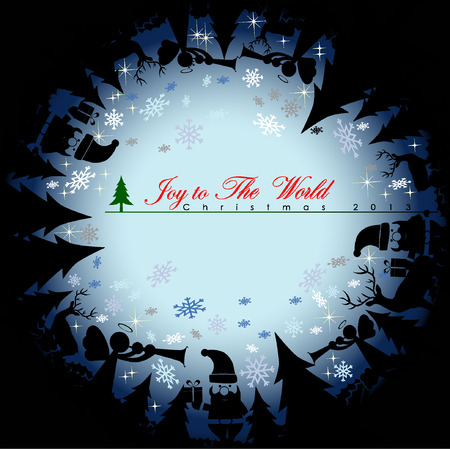 Abstract Christmas Background.Illustration, EPS 10.のイラスト素材