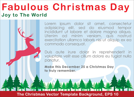 Abstract Christmas graphic and background. Vector and Illustration, EPS 10のイラスト素材