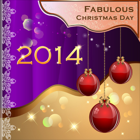 Abstract Christmas graphic and background. Christmas Ball Concept. Vector and Illustration, EPS 10のイラスト素材