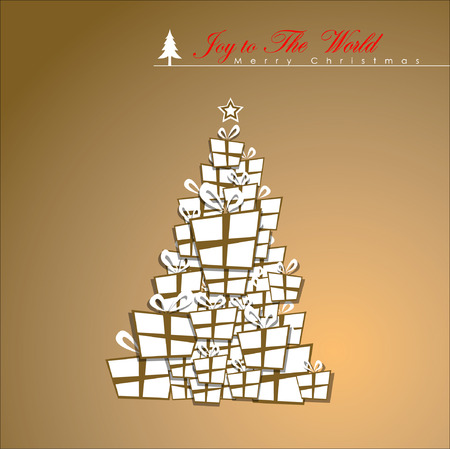Abstract Christmas Background. Christmas Tree Concept. Illustration, EPS 10のイラスト素材