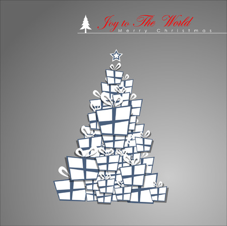 Abstract Christmas Background. Christmas Tree Concept. Illustration, EPS 10のイラスト素材