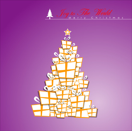 Abstract Christmas Background. Christmas Tree Concept. Illustration, EPS 10のイラスト素材