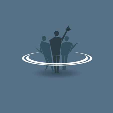 Abstract Icon template. Marketing and organize activity icon.Illustration, EPS 10のイラスト素材
