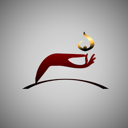 Abstract Icon template. Asia concept. Tourism and travel icon.Illustration, EPS 10のイラスト素材