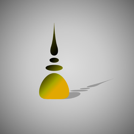 Abstract Icon template. Asia concept. Tourism and travel icon.Illustration, EPS 10のイラスト素材
