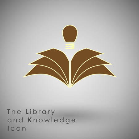 Abstract Icon template.Education and Knowledge Concept. Illustration, EPS 10のイラスト素材