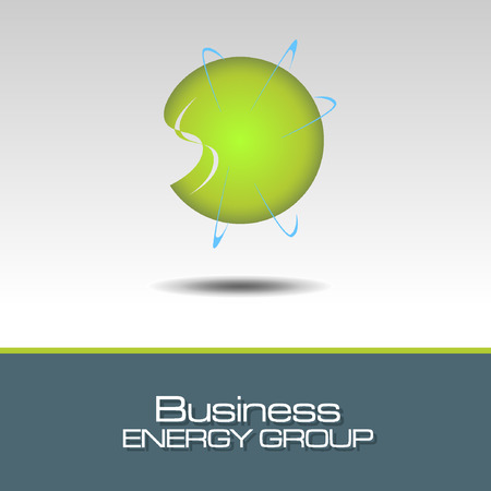 Abstract Icon template. ECO and Energy Concept. Illustration, EPS 10のイラスト素材